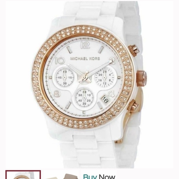 SOLD Michael Kors Ceramic Watch - Picture 5 of 6
